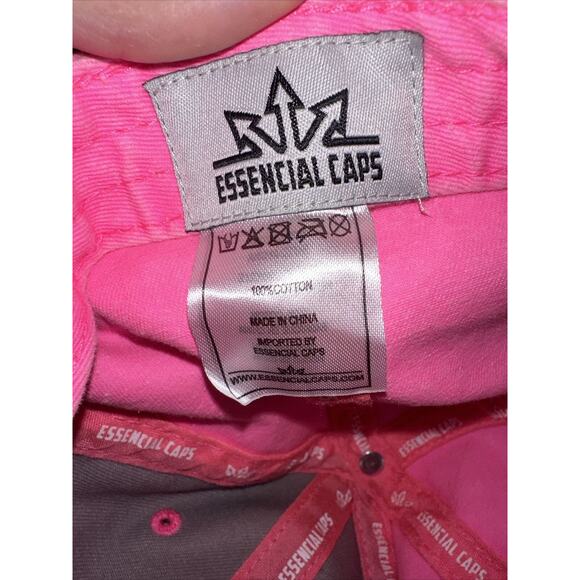 Orlando The Theme Park Capital Of The World Adjustable Cap Pink Grey Essential - Picture 6 of 7